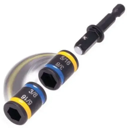 [70482YB] Malco C-Rhex Dble-End Magnetic 2" Hex Driver 5/16" & 3/8" -YW/BL