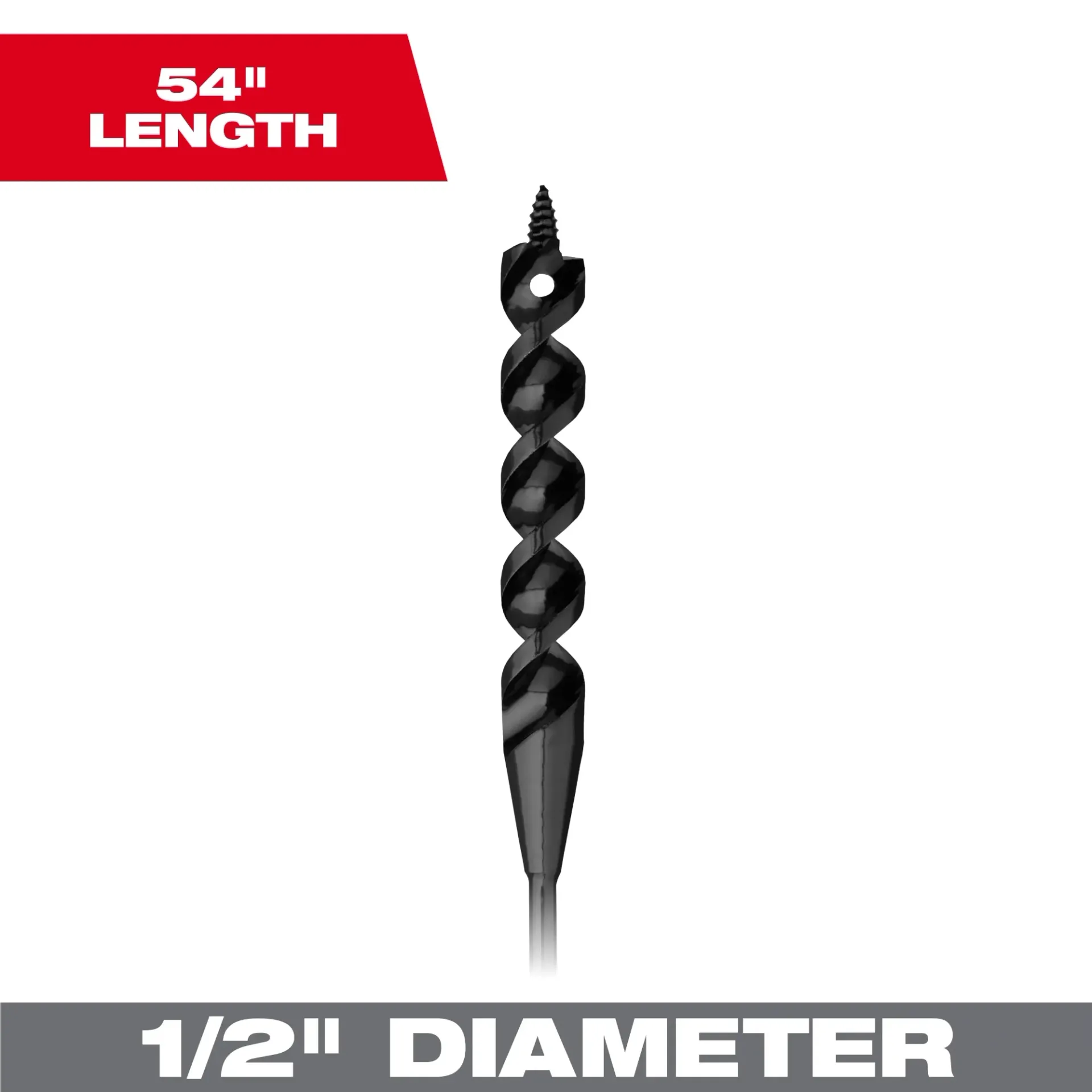 [AFBH1254] Auger Flex Bit 1/2" x 54" -HSS