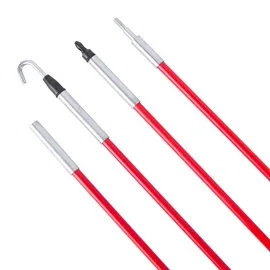 [GCF824] Click 'N' Fish -Glow Push Connect Fish Sticks Kit - 8 pcs - 5/32" (24' total) 