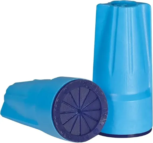 [KI62310] Aqua/Blue Outdoor Waterproof Connectors (3 per card)