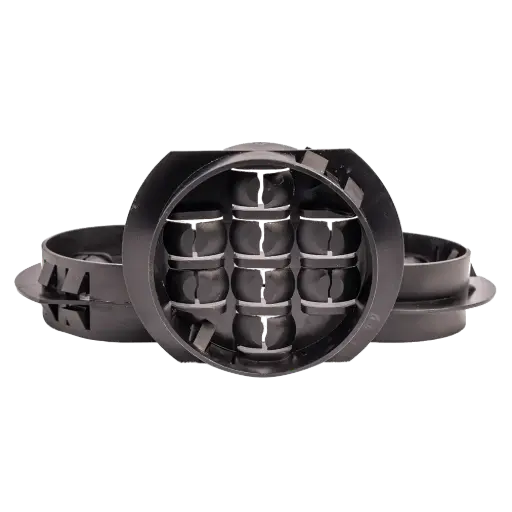 [KO25W] Wire Waffle Connector for 2.5" KO's - 1 unit, NM Cable Connector, 16 Cables in 1 Knockout, UL Listed & NEC Compliant (KO25W)
