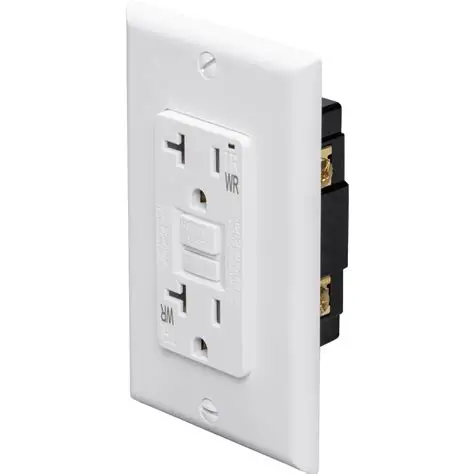 [B5015] Vista B5015 20 A Tamper-Resistant GFCI Outlet – White