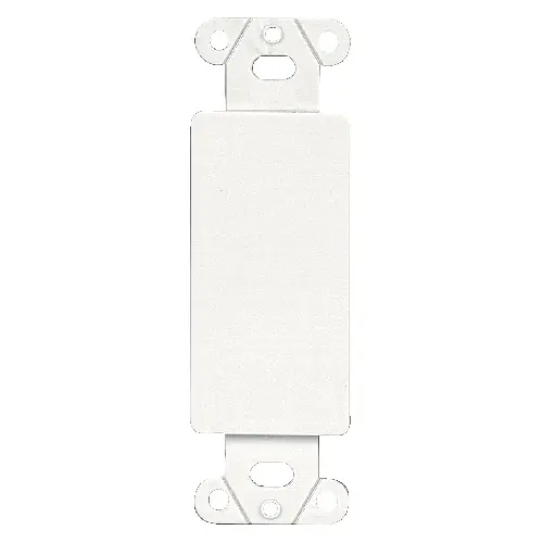 [2160W-SP-L] COOPER INDUSTRIES 2160W-SP-L Decorator Wallplate Adapter Blank, White