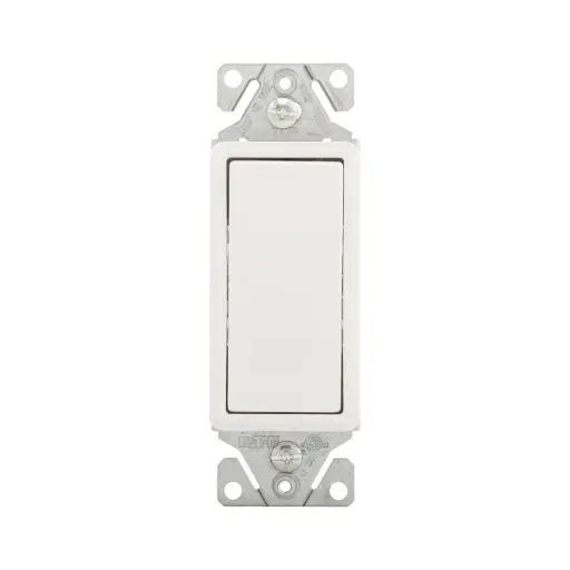 [7513W] Eaton 15-amp 3-way Illuminated Rocker Light Switch, White