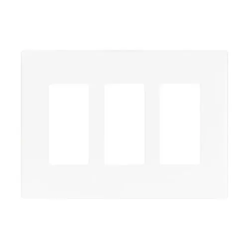 [PJS263W] Eaton 3 Gang Screwless Wall Plate White | PJS263W