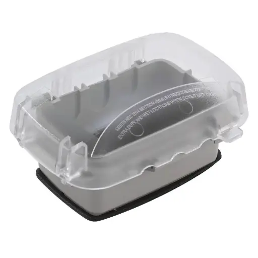 [WP5100C] Intermatic Extra Duty In Use Weatherproof Cover, Single Gang, VRT/HZ,2.75", Clear
