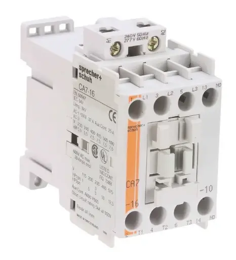 [CA7-16-10-120] SPRECHER & SCHUH CA7-16-10-120 CONTACTOR, Series CA7, Open Type, Non-REVERSING, 16 AMP, 3 Pole, 110/120 VAC, 50/60 HZ, 1 NO Auxiliary