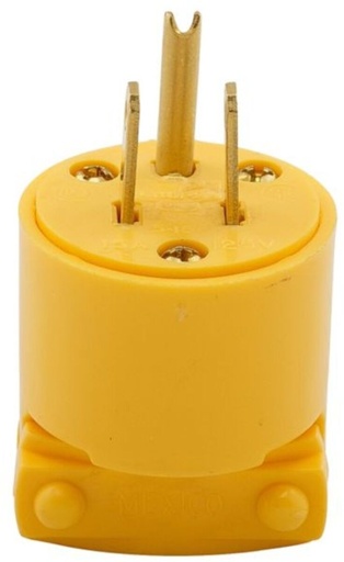 [4867] Eaton 4867 PLG 15A125V 2P3W Vinyl STR YL