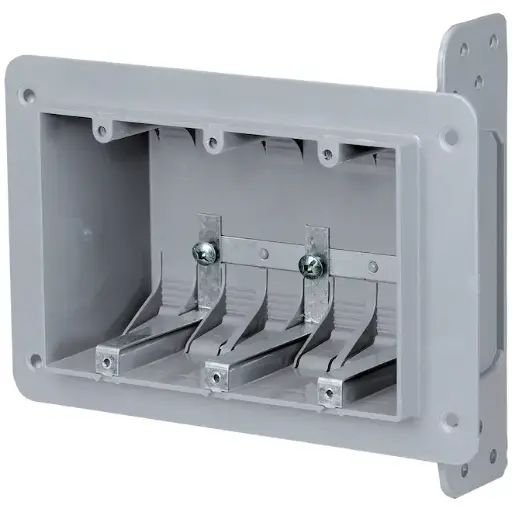 [1045] Device Box - Plastic - 3-Gang - 2 3/4"