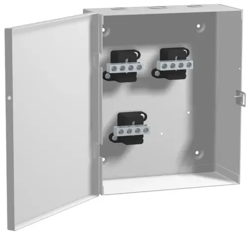 [CSB604] Splitter Box, 600A - 30 x 24 x 7 - Steel/Gray Type 1