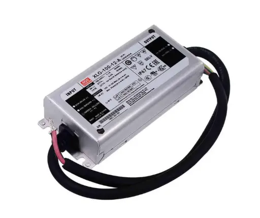 [XLG-100] Meanwell XLG-100-12-A 12 VDC 8A (96 Watts) Adjustable Constant Current LED Driver Power Supply IP67