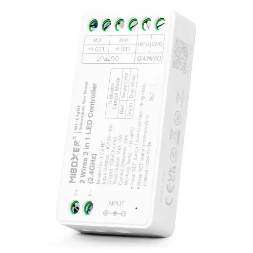 [LC2-RF] Miboxer LC2-RF 2 Wires 2 in 1 LED Controller (2.4GHz)