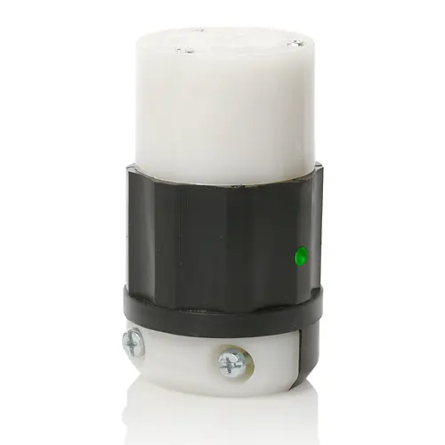 [2613] Leviton 30 Amp, 125 Volt, Locking Connector, Industrial Grade
