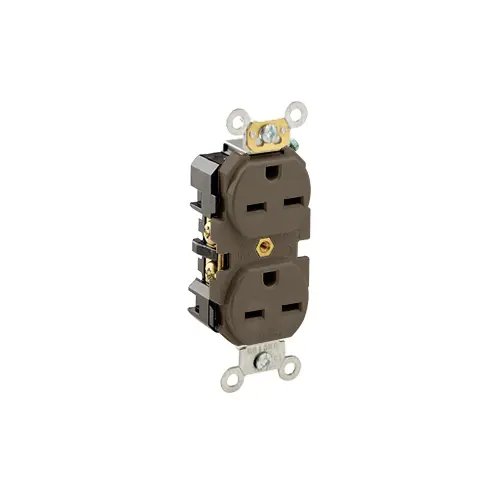 [5662] Leviton 15 Amp Duplex Receptacle/Outlet, Industrial Grade, Self-Grounding 5662