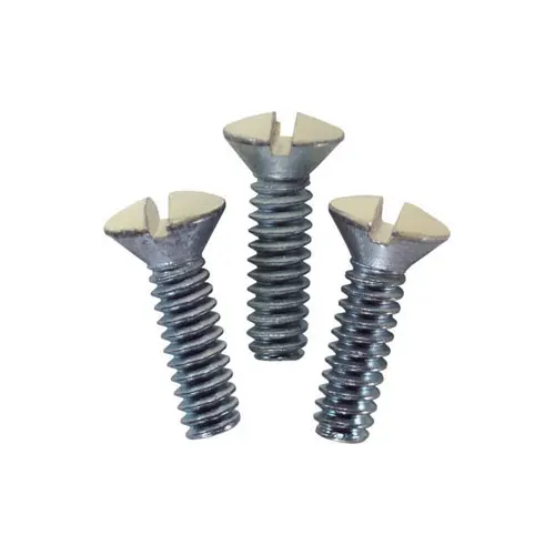 [86000-PRT] 1/2" Long 6-32 Milled Replacement Screws, Ivory