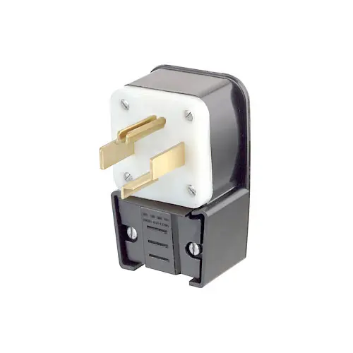 [9432-P] Leviton 30 Amp, 125/250 Volt, Straight Blade Plug, Industrial Grade
