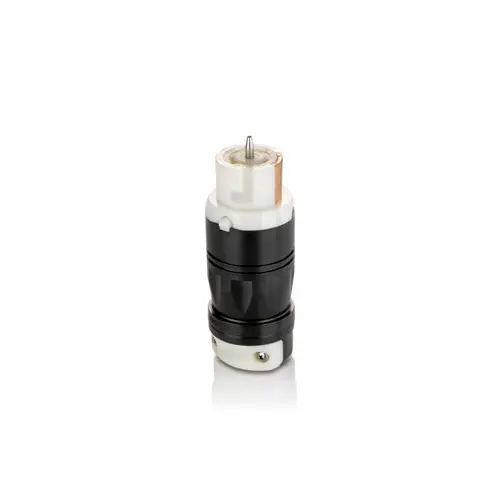 [CS6364C] Leviton 50 Amp, 125/250 Volt, Black & White Locking Connector, Industrial Grade CS6364C