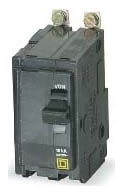 [QOB220] Square D QOB220 Miniature Circuit Breaker, QOB Series, 20A, 2 Pole, 120/240V AC, 10kA at 120/240V AC