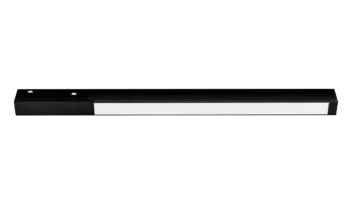 [HB-XTD485-12H] 24V Magnetic Track 12W Flood Light 3000K Aluminum Black Finish