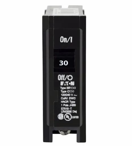[BR130] Eaton BR130 30A Push On Single Pole Circuit Breaker