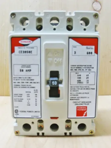 [CE3050B] CE3050 - Challenger 50A 3 Pole 480V Molded Case Circuit Breaker
