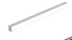 [VO-ALW50FT4-347-3WAY-P-W-D-X] Votatec VO-ALW50FT4-347-3WAY-P-W-D-X 4 ft Architectural Linear Fixture, CCT & Watt Selectable, White