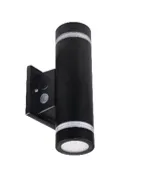 [AST-UDWP01B-30WBS6DC1-BH30/40/50W] Votatec AST-UDWP01B-30WBS6DC1-BH30-40-50W Black Wattage Selectable Outdoor Wall Light