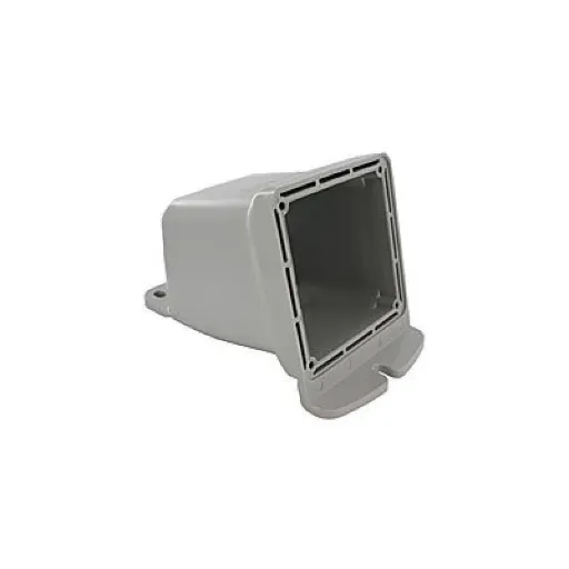 [SCMBB02] Techspan® SCMBB02 EUREKA-HD Back Box Enclosure With Grounding Plate, For Use With 60/63A Receptacles, 16/20/30/32/60/63 A Inlets, 1-1/4 in Hub, 75 cu-in Capacity