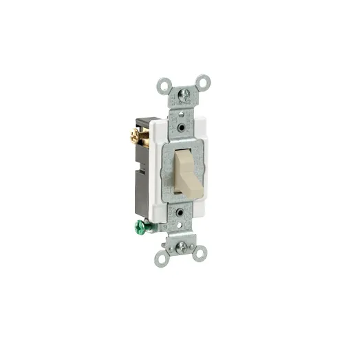 [CS315-2I] Leviton 15 Amp, Toggle Switch, 3-Way, Quiet Switch, Commercial Spec Grade CS315-2I
