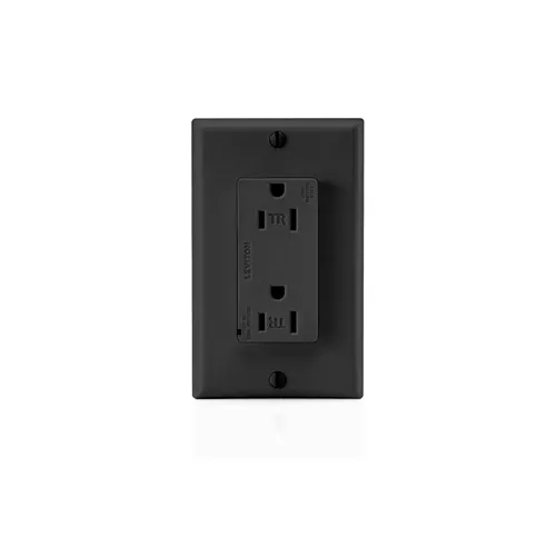 [T5285-E] Leviton 15 Amp, 125 Volt, Decora Plus Surge Protective Duplex Receptacle Outlet, Commercial Grade T5280-E