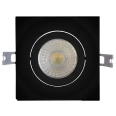 [VO-GSP4W10-120-D-5WY/ BK / Slim] Votatec LED Recessed Luminaire 4-inch Gimbal White 10W 5000K 120V - VO-GRP4W10-120-D-5WAY/ BK / Slim Thin Down Light