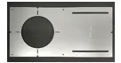 [PL - 4''] Votatec Galvanized plate , for 4" recessed LED , With Ruller 13-3/16" x 6.5"