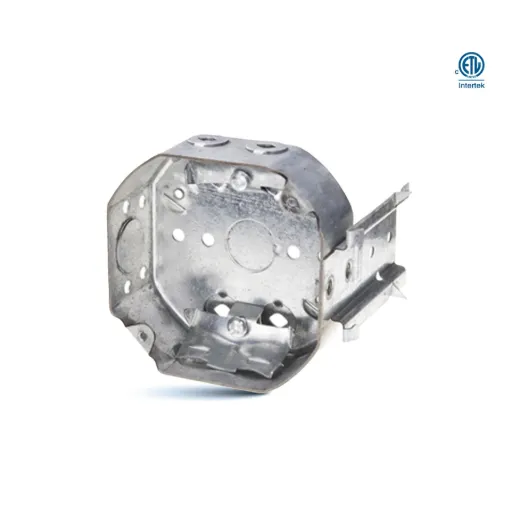 [54151-LB] 4" Octagonal Metal Box with Side Bracket |54151-LB