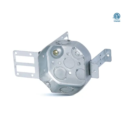 [54171-KSSX] Octagonal Steel Stud Box with Wrap Around Bracket and Clamps| 54171-KSSX