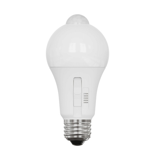[VO-A19W10-120-5Way-D-PIR] Votatec VO-A19W10-120-5Way-D-PIR LED – 5Way CCT Adjustable – PIR