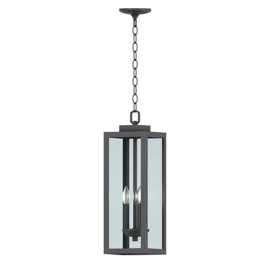 [VO-12151LA-CG-CH] Votatec VO-12151LA-CG-CH Outdoor Hanging Lantern 3-Light 180W