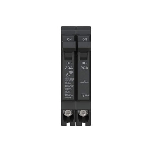 [THQLT2020] ABB/GE Q-Line 2-20 Amp Single-Pole Tandem 120/240-Volts Circuit Breaker