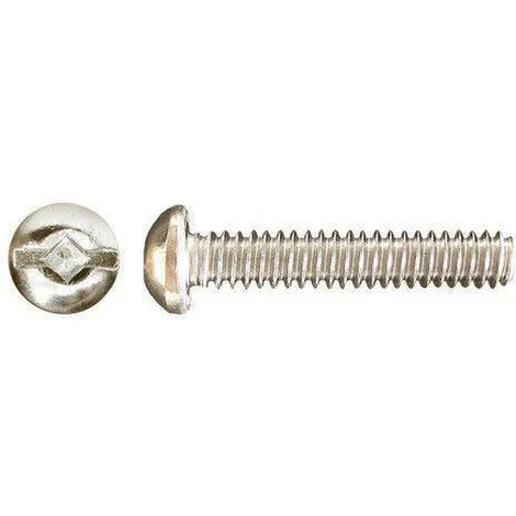 [MDCRCP020Z] #1/4-20 X 1 1/4" Round-Head Combo SQ/Slot Machine Screw Zinc-Plated 100pack