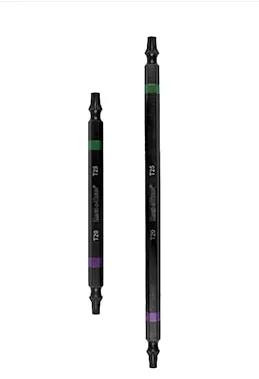 [70204.T2025] Rack-A-Tiers 4-in Double-Ended Torx Impact Bit, T20/T25